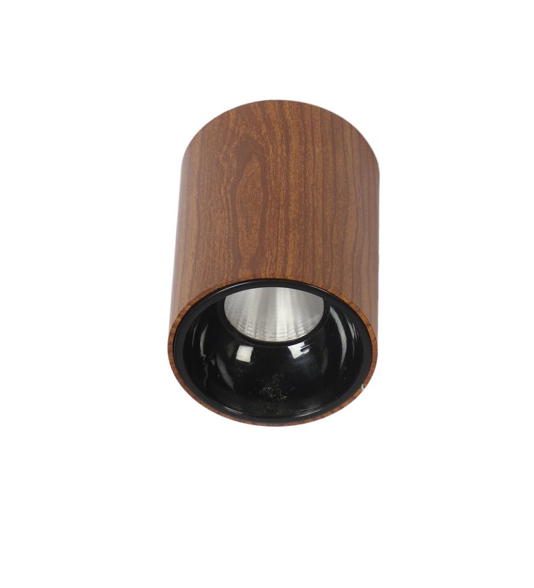 DRUM WOODEN BLACK 12W